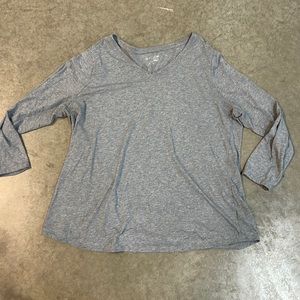Womens Terra & Sky gray shirt size 2X